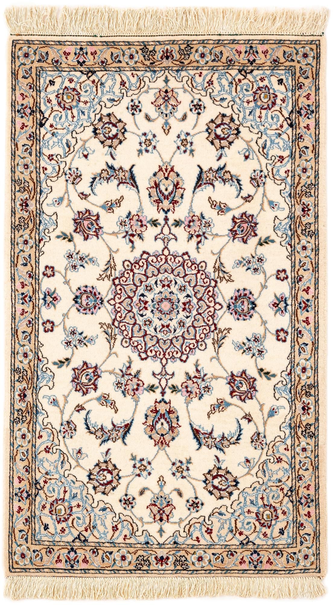 2' x 3' 5 Hand Knotted Nain Rug