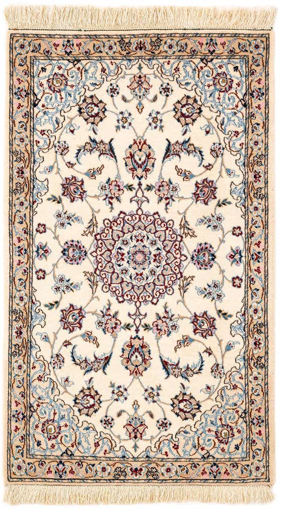 2' x 3' 5 Hand Knotted Nain Rug