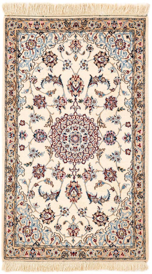 Detail image of 2' x 3' 5 Hand Knotted Nain Rug