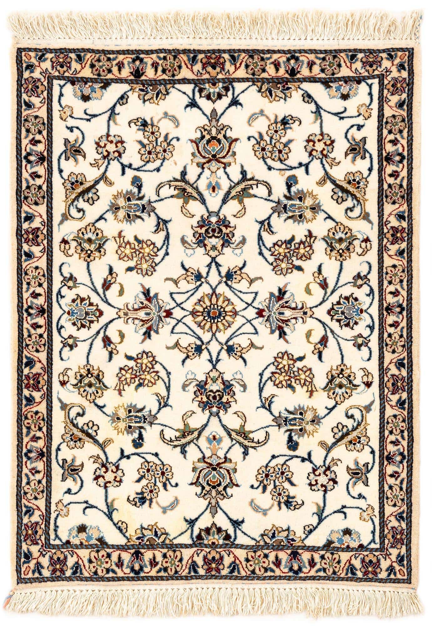 2' x 2' 8 Hand Knotted Nain Rug