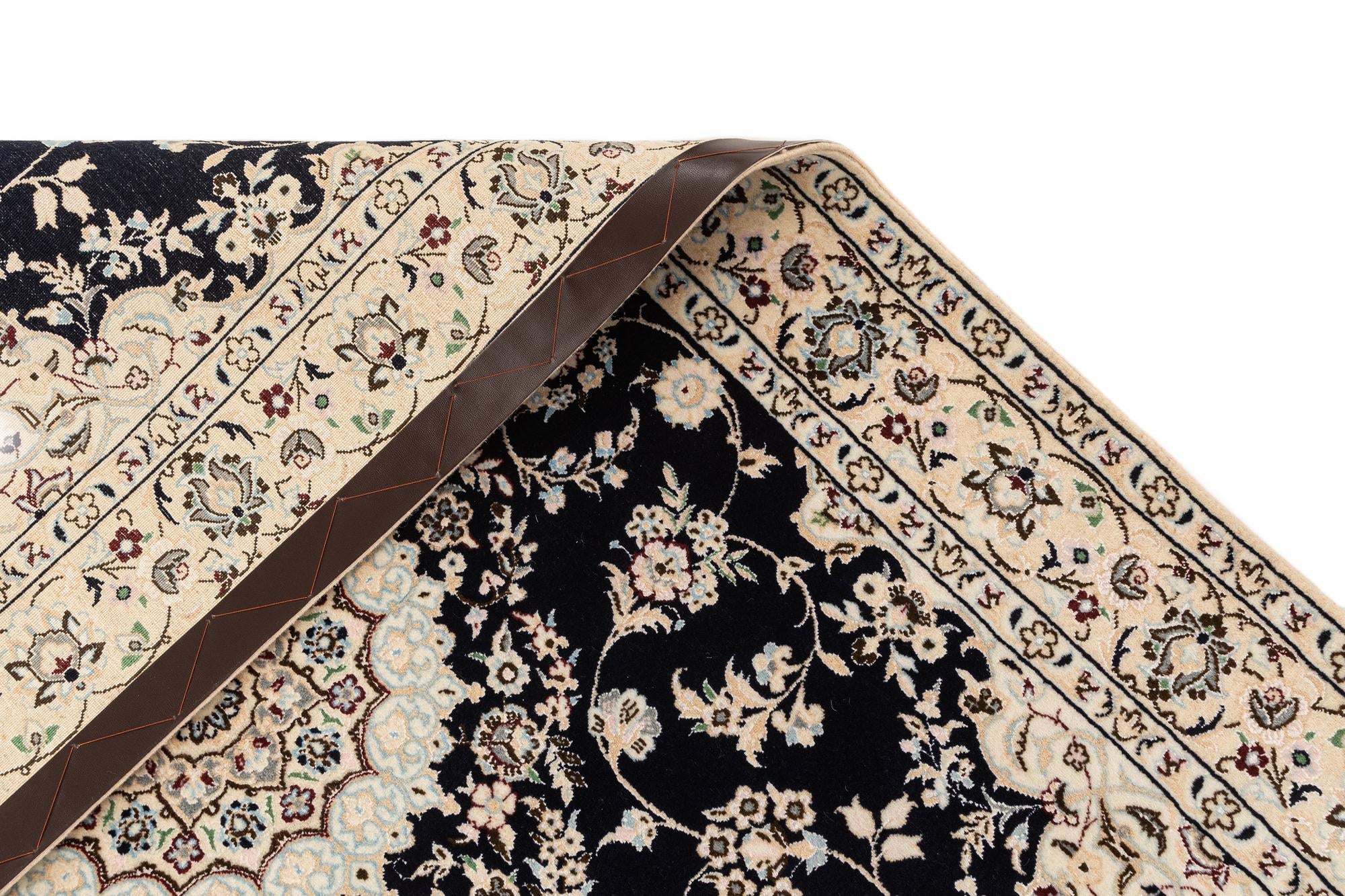 3' 3 x 5' 2 Hand Knotted Nain Rug