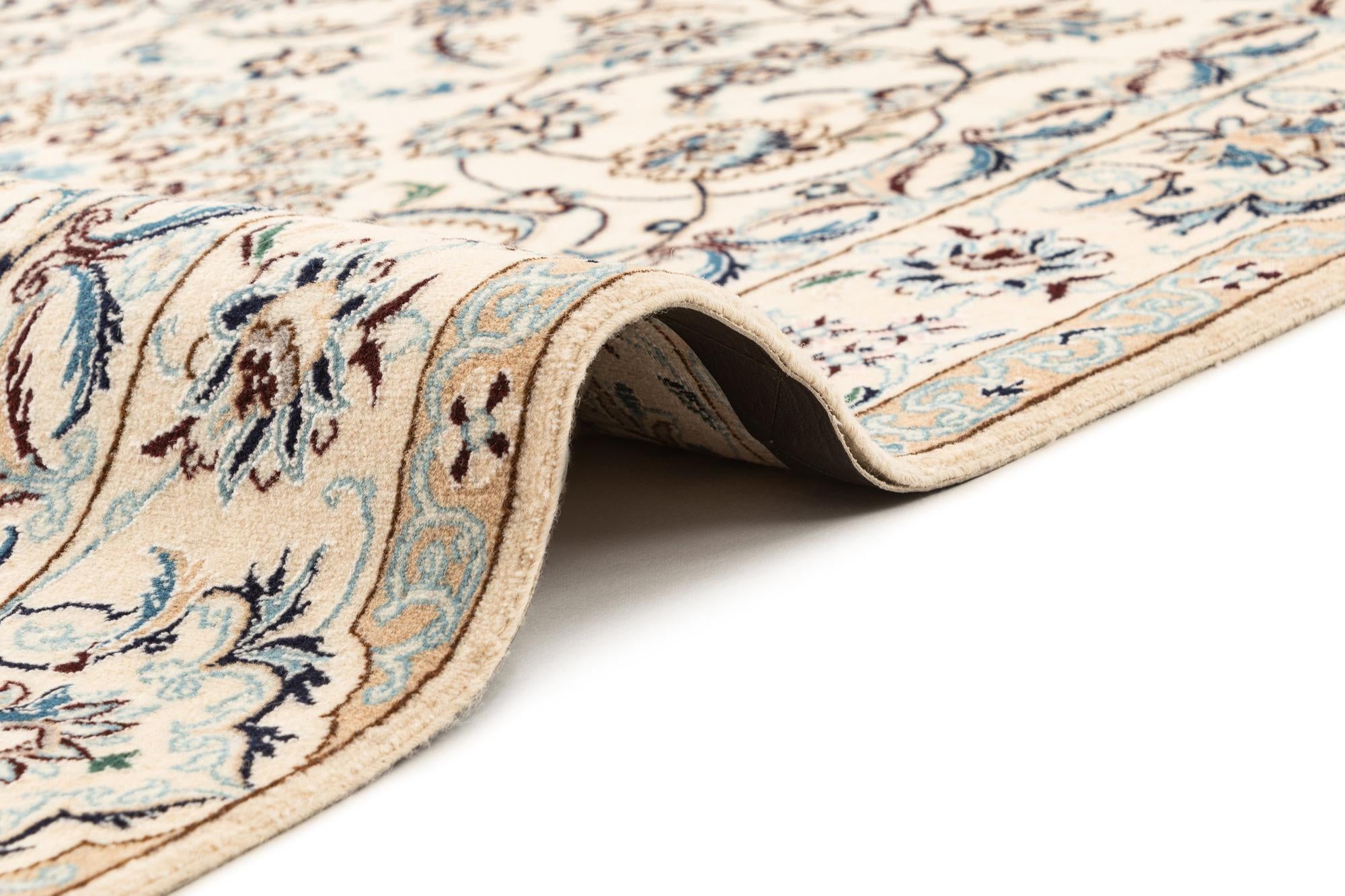 3' 5 x 5' 6 Hand Knotted Nain Rug