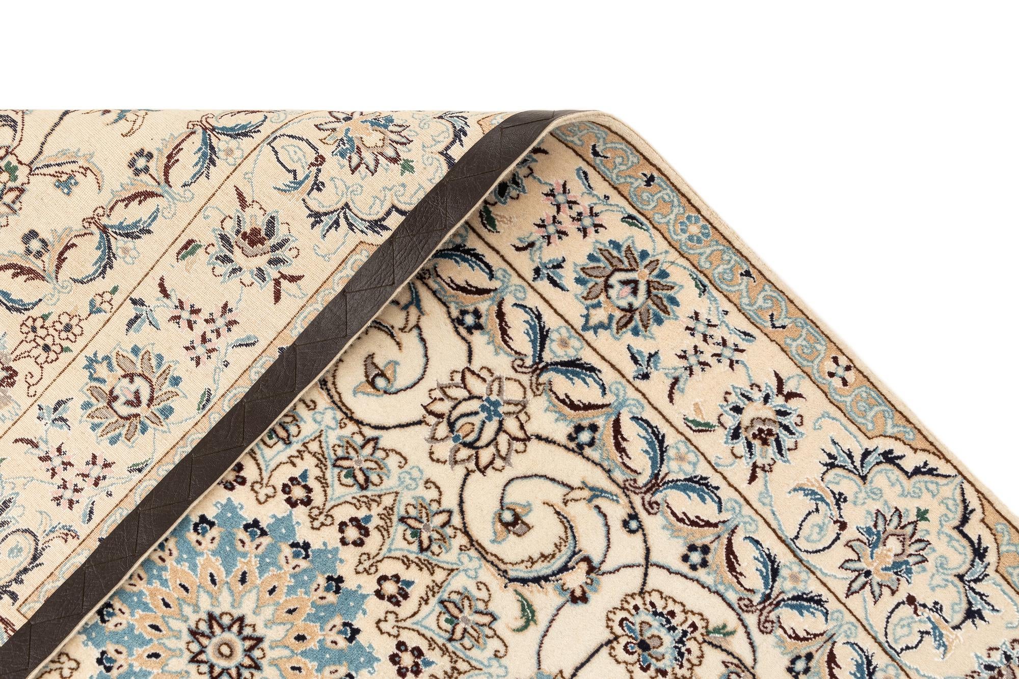 3' 5 x 5' 6 Hand Knotted Nain Rug