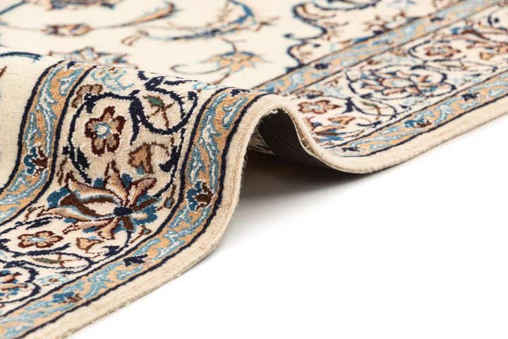 3' 3 x 4' 10 Hand Knotted Nain Rug