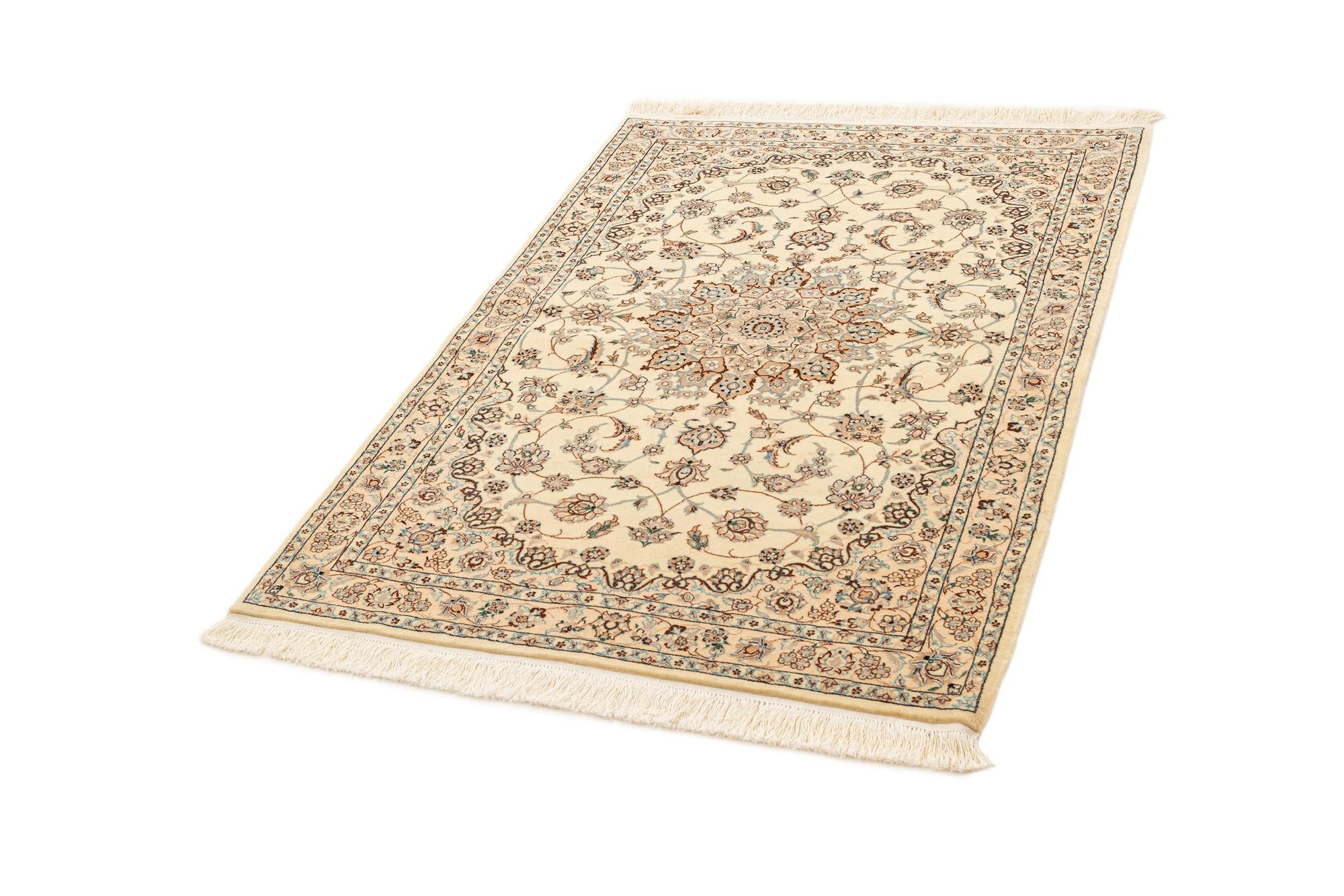 3' 5 x 5' 3 Hand Knotted Nain Rug