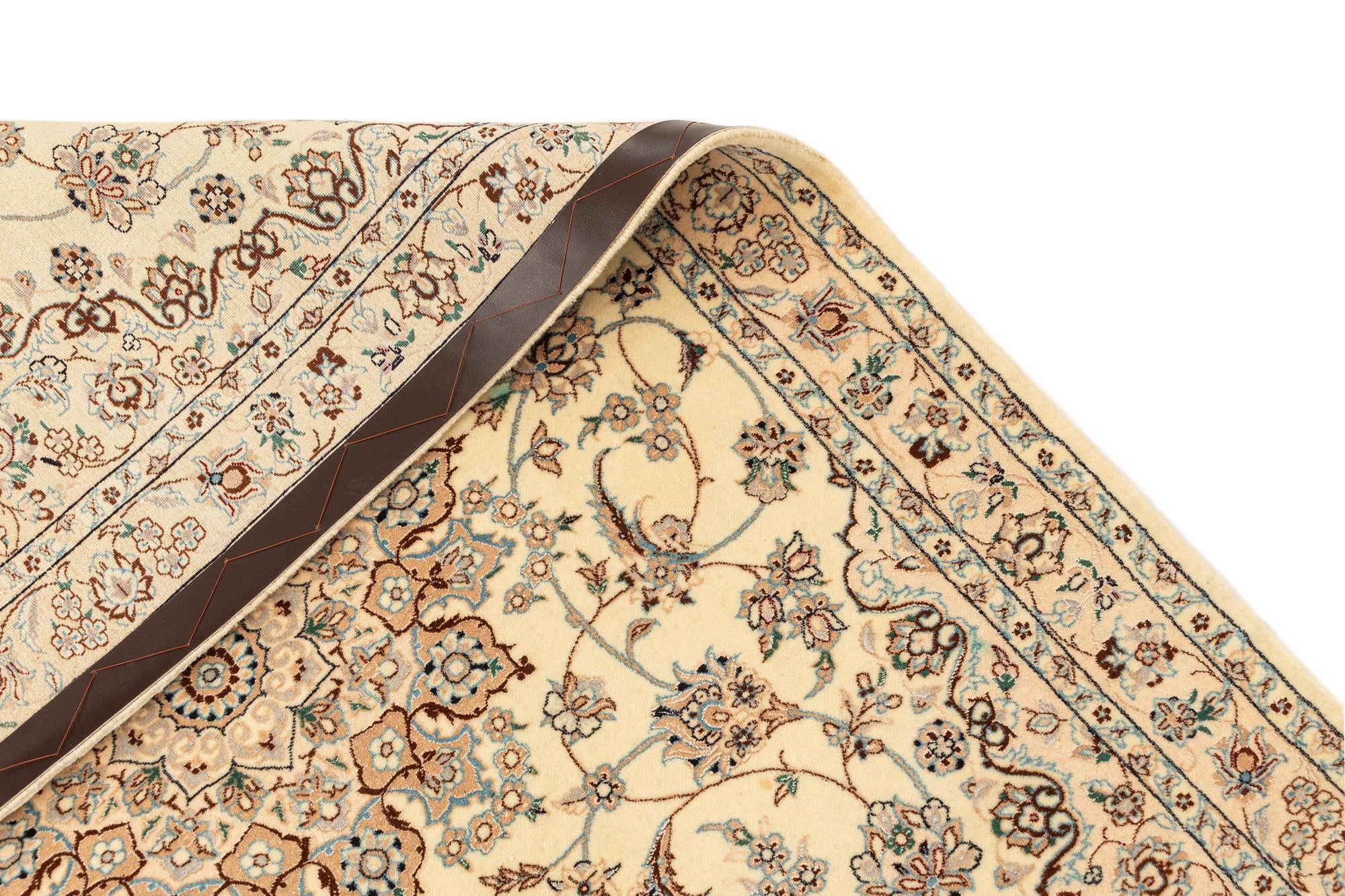3' 5 x 5' 3 Hand Knotted Nain Rug
