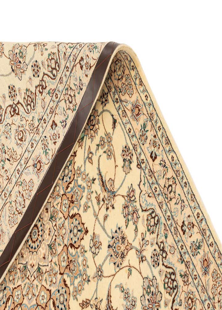 3' 5 x 5' 3 Hand Knotted Nain Rug