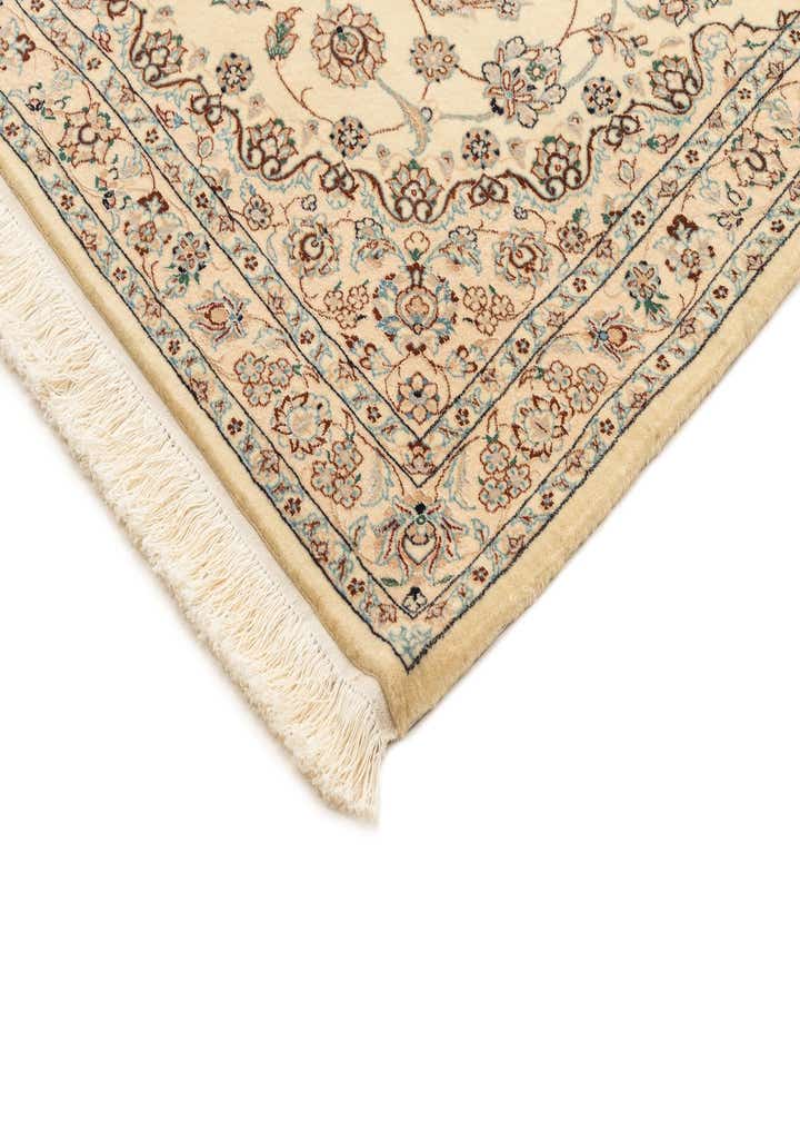 3' 5 x 5' 3 Hand Knotted Nain Rug