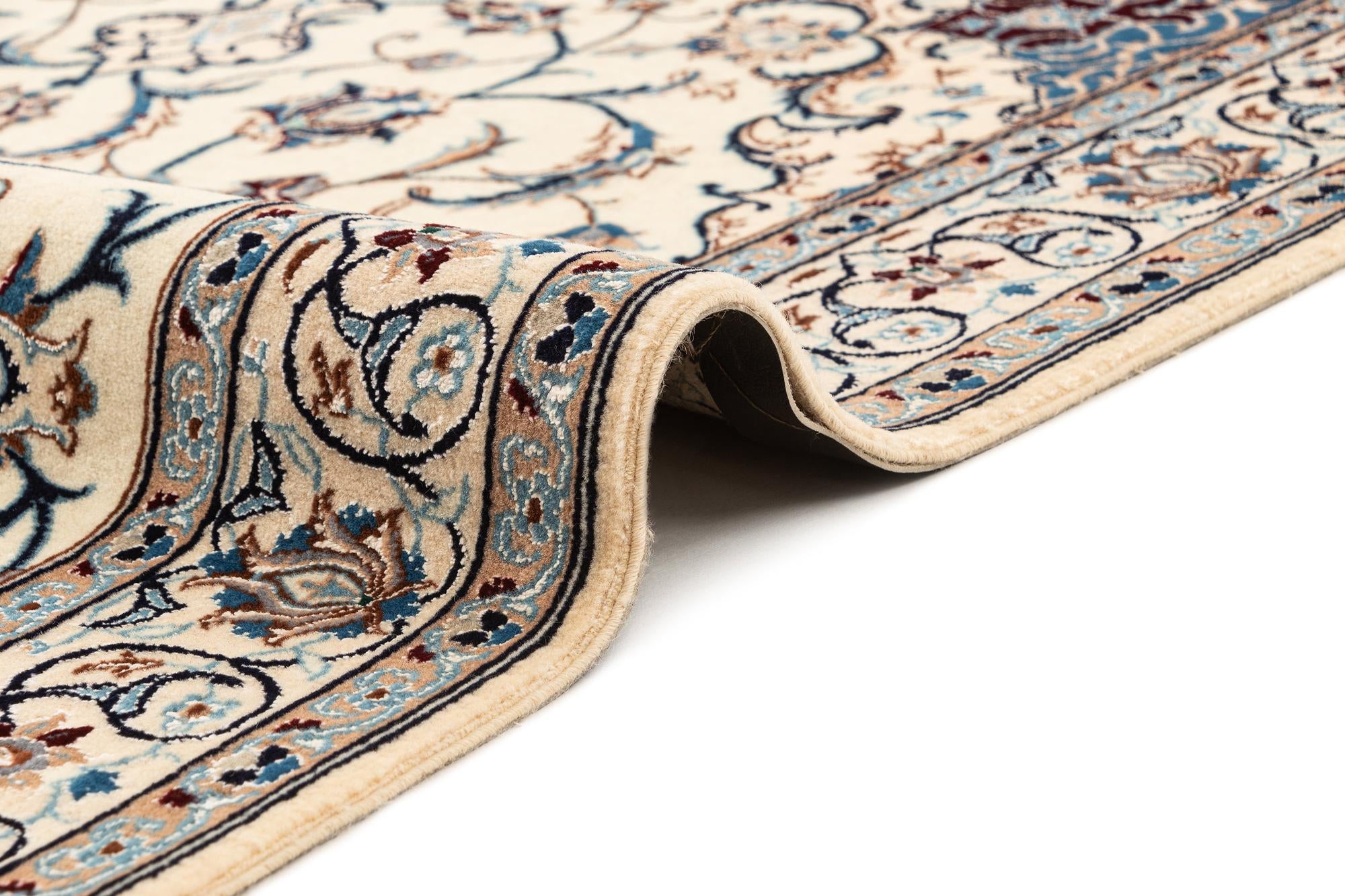 3' 3 x 4' 8 Hand Knotted Nain Rug