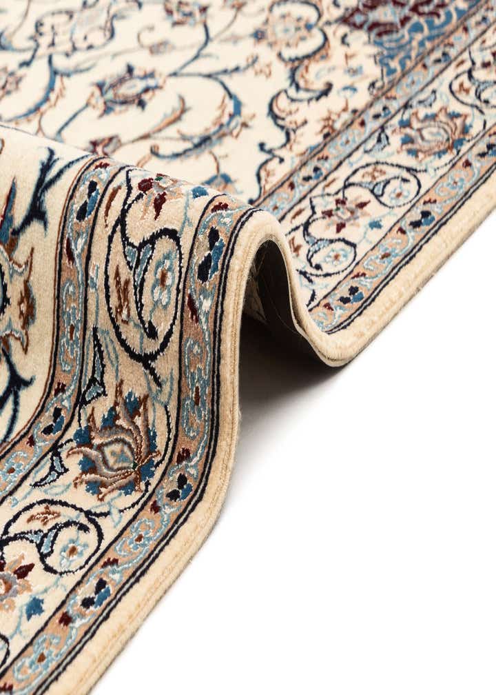 3' 3 x 4' 8 Hand Knotted Nain Rug