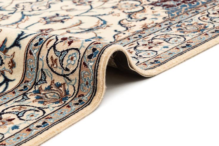 Detail image of 3' 3 x 4' 8 Hand Knotted Nain Rug