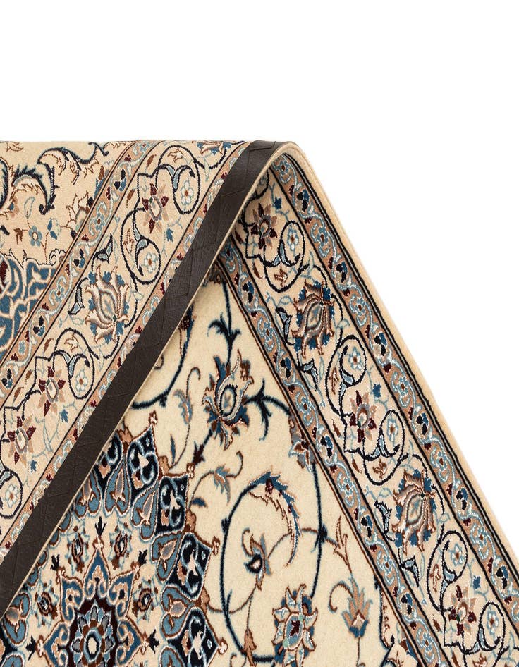 Detail image of 3' 3 x 4' 8  Hand Knotted Nain Rug