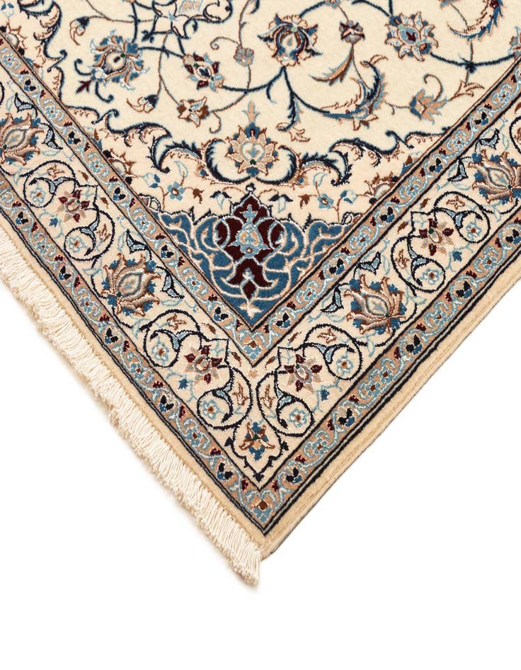 Detail image of 3' 3 x 4' 8  Hand Knotted Nain Rug