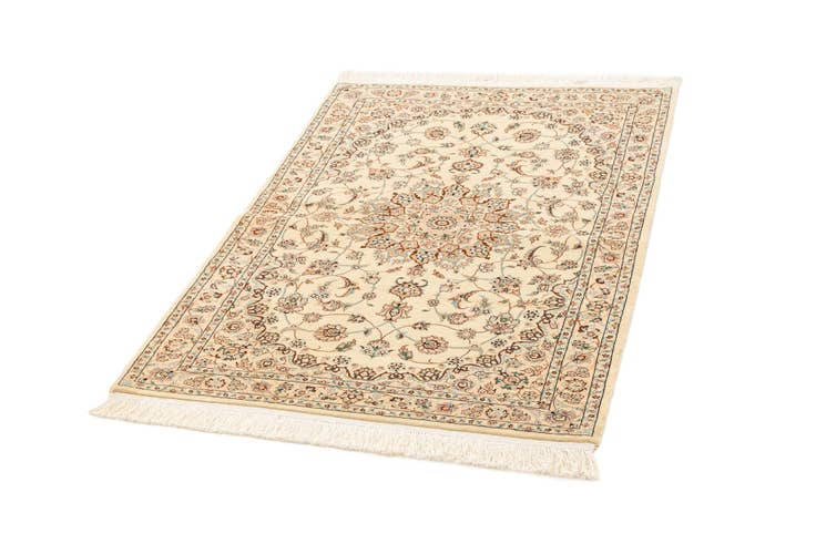 Detail image of 3' 5 x 4' 11 Hand Knotted Nain Rug