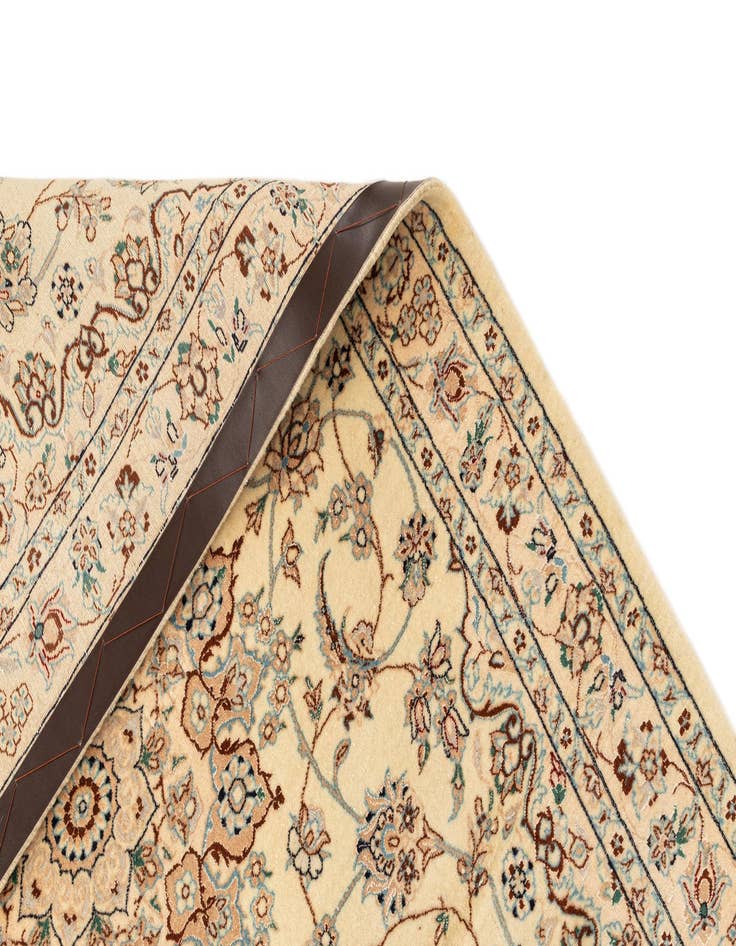 Detail image of 3' 5 x 4' 11  Hand Knotted Nain Rug