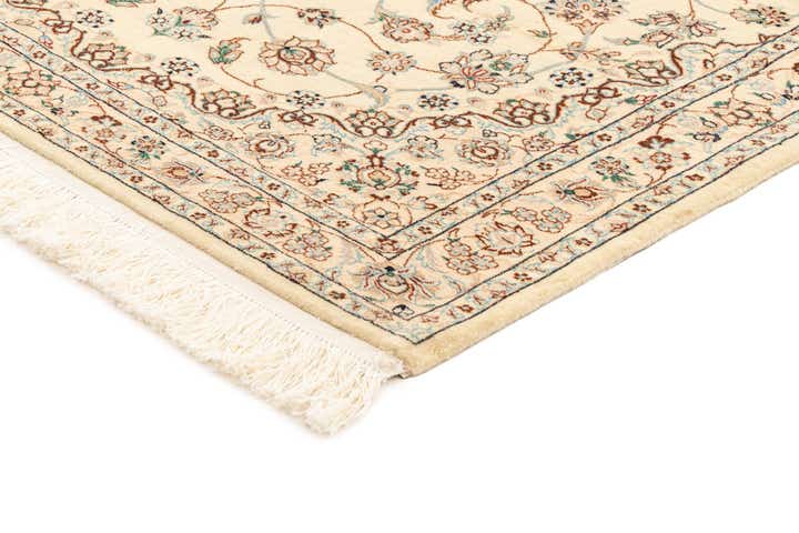3' 5 x 4' 11 Hand Knotted Nain Rug