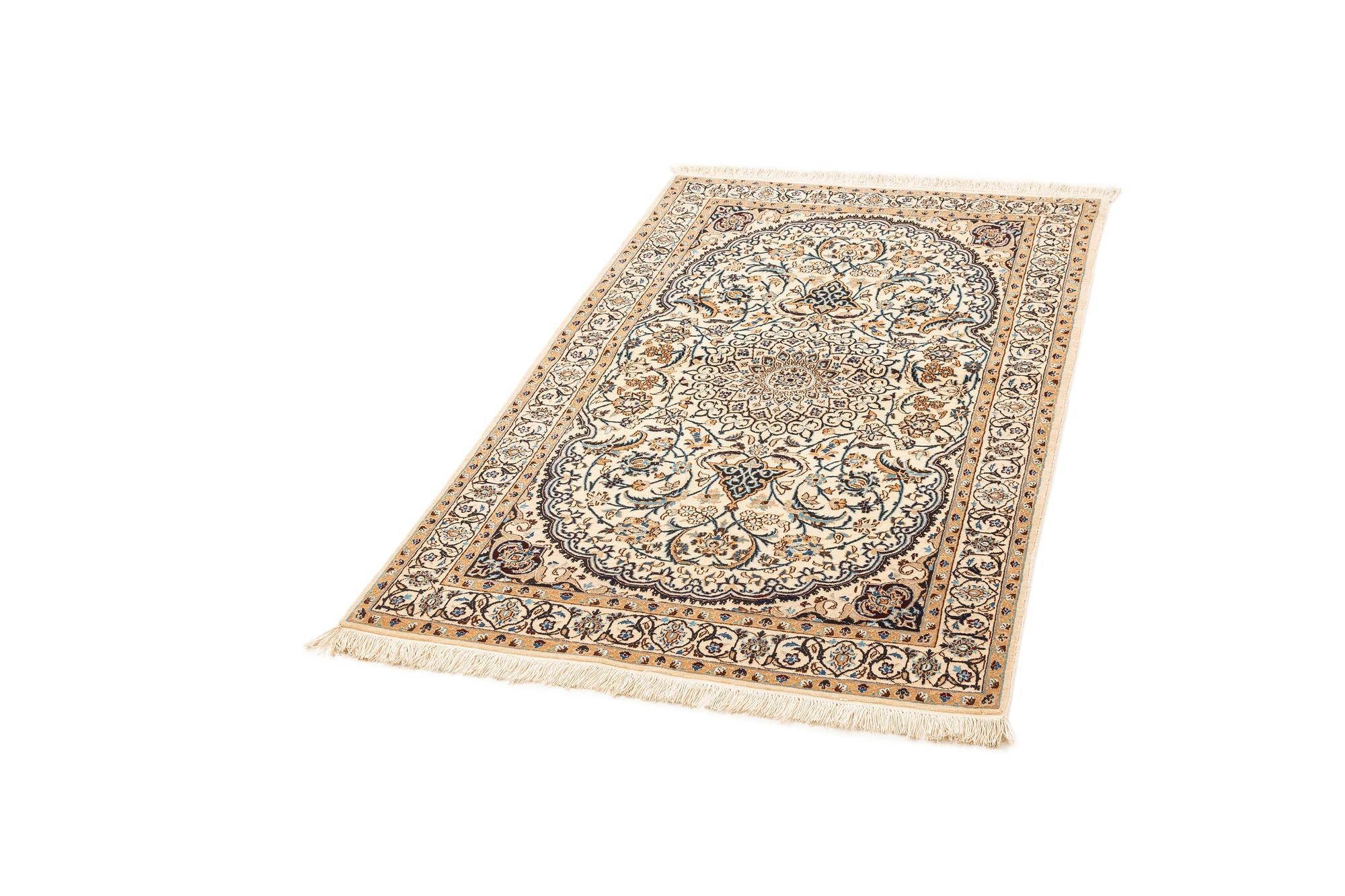 3' x 5' 1 Hand Knotted Nain Rug