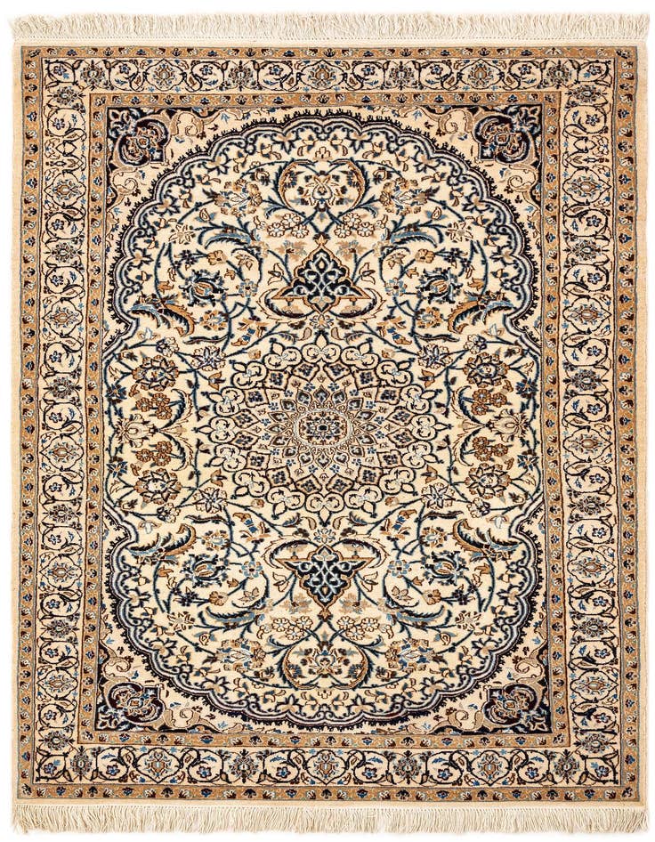 Detail image of 3' x 5' 1 Hand Knotted Nain Rug