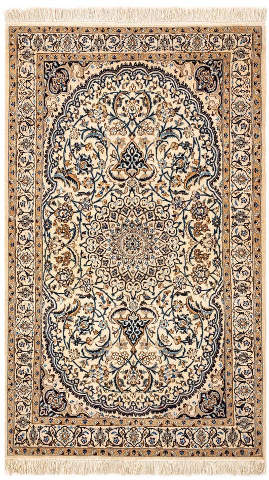 Detail image of 3' x 5' 1 Hand Knotted Nain Rug
