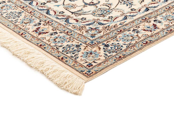 Detail image of 3' 1 x 4' 8 Hand Knotted Nain Rug