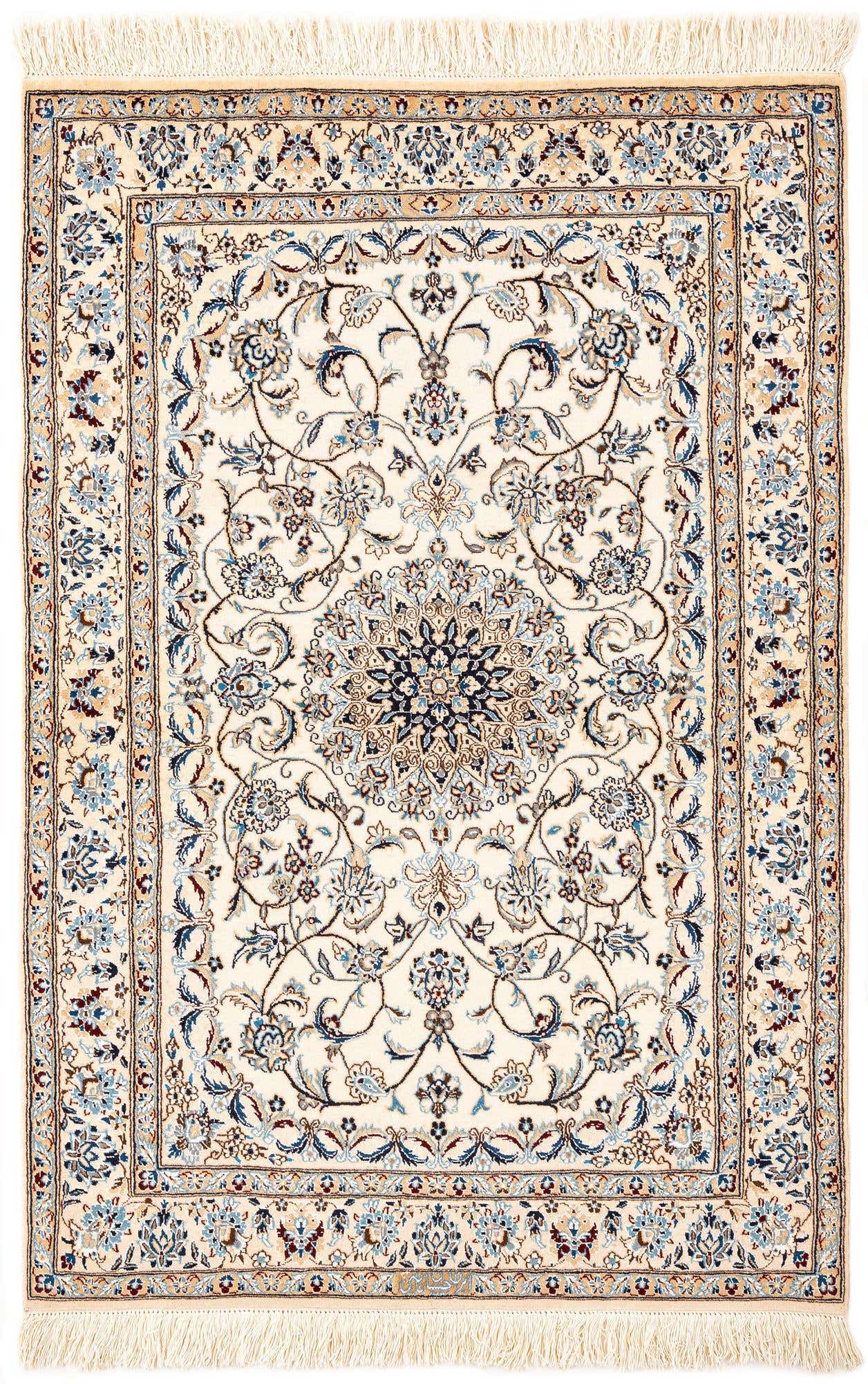 3' 1 x 4' 8 Hand Knotted Nain Rug