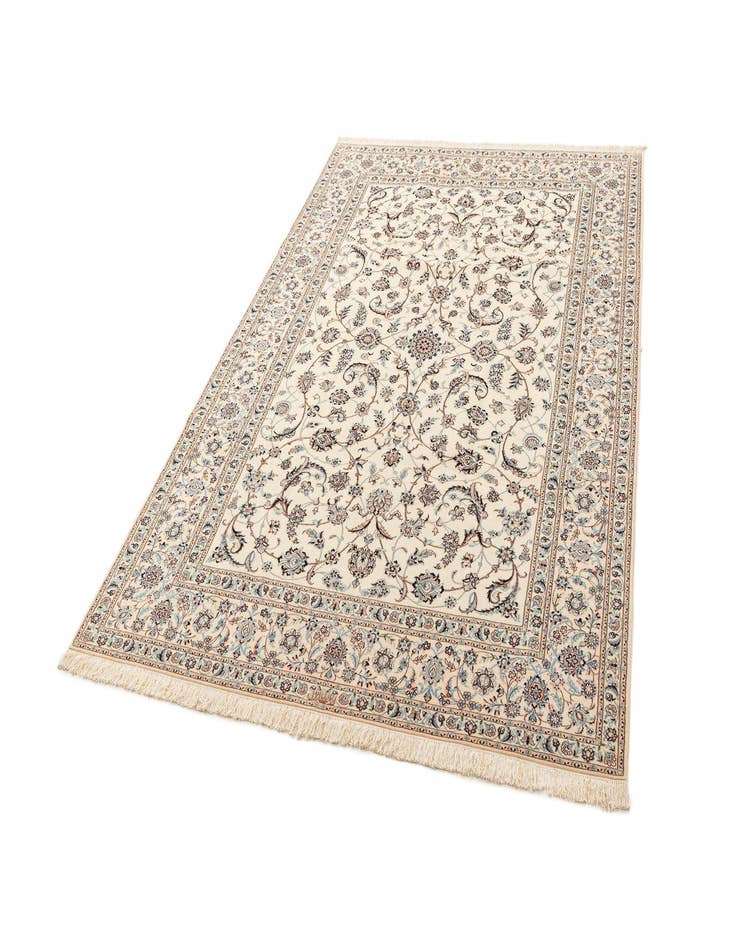 Detail image of 6' 9 x 9' 10  Hand Knotted Nain Rug