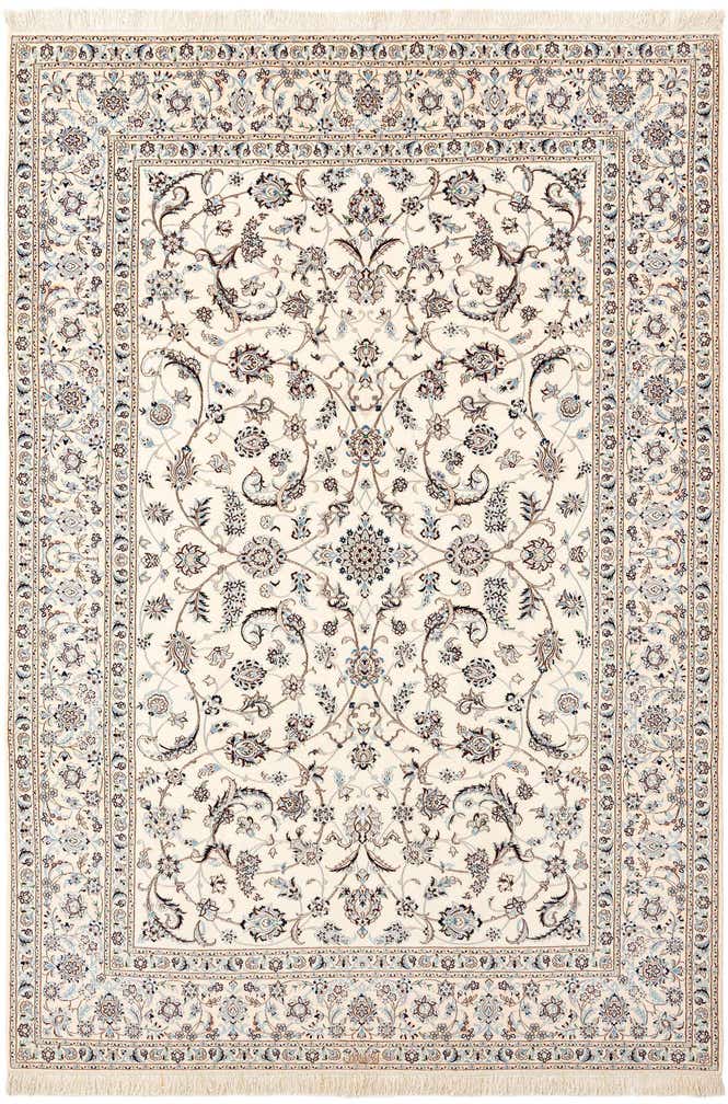 6' 9 x 9' 10 Hand Knotted Nain Rug