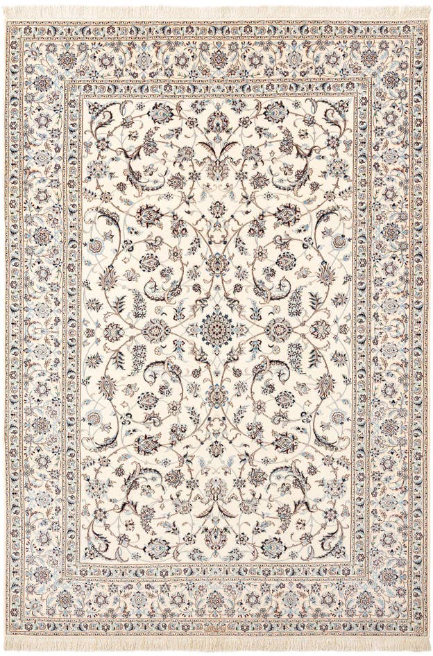 Detail image of 6' 9 x 9' 10 Hand Knotted Nain Rug