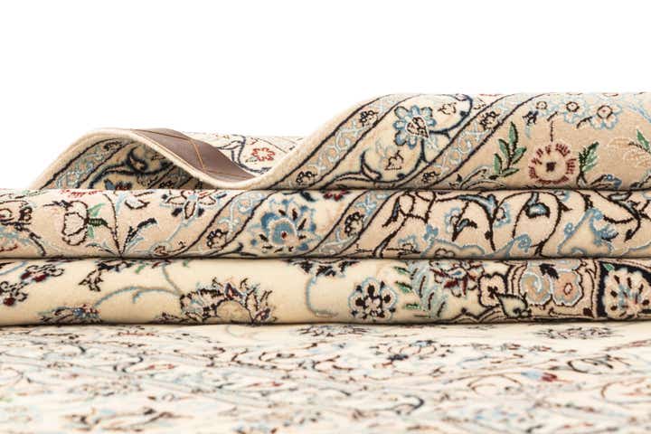 6' 8 x 6' 11 Hand Knotted Nain Rug