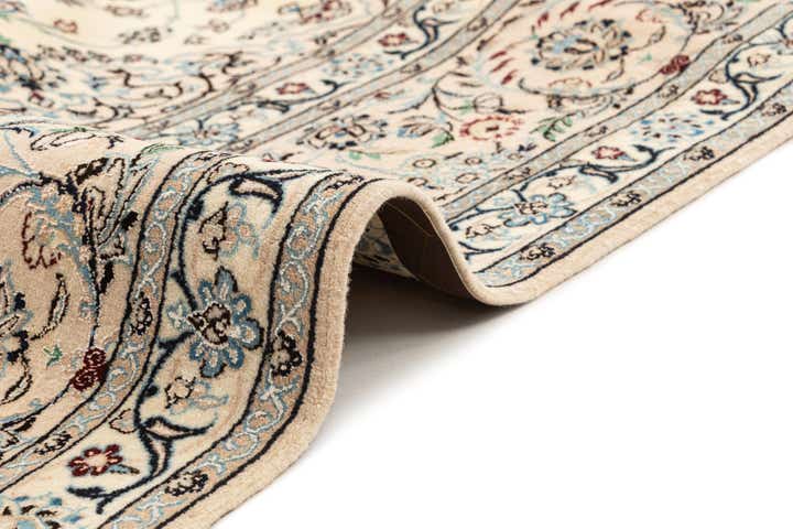 6' 8 x 6' 11 Hand Knotted Nain Rug