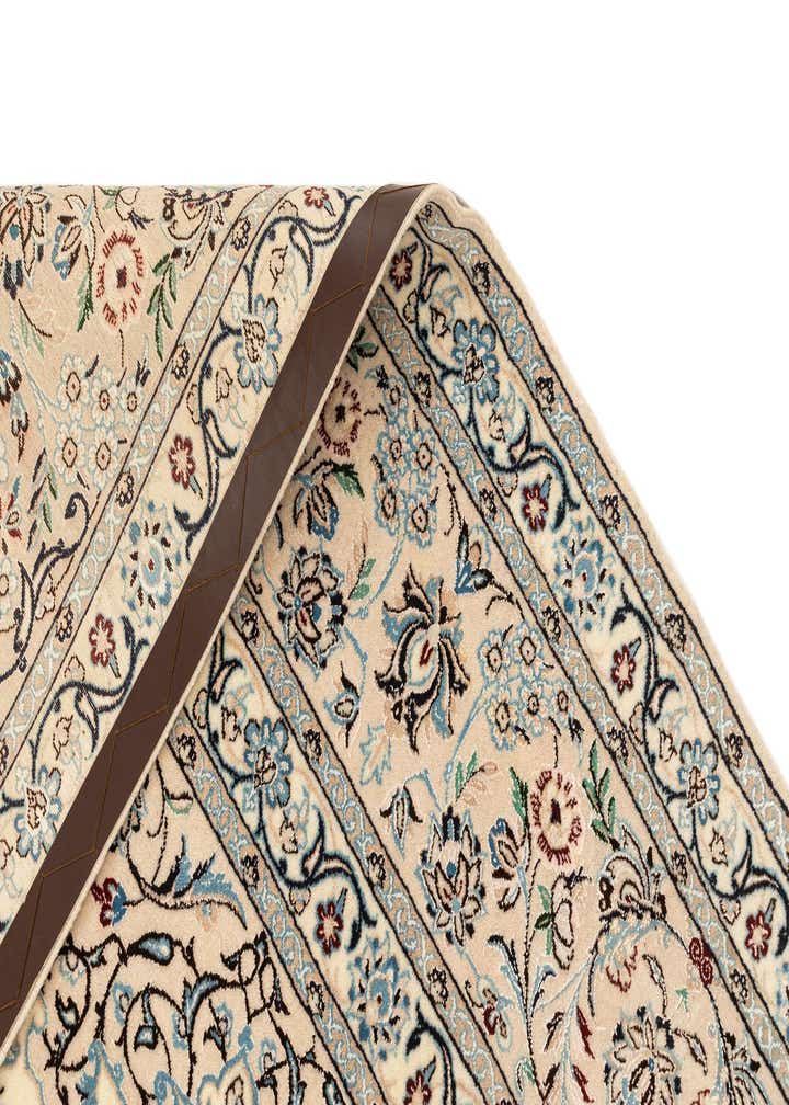 6' 8 x 6' 11 Hand Knotted Nain Rug