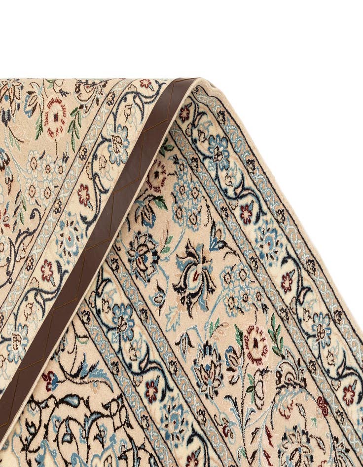 Detail image of 6' 8 x 6' 11 Hand Knotted Nain Rug