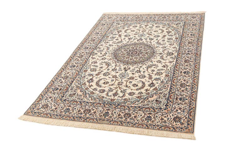 Detail image of 5' 1 x 7' 9 Hand Knotted Nain Rug