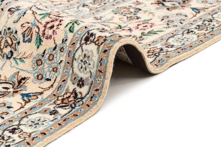 6' 8 x 6' 11 Hand Knotted Nain Rug