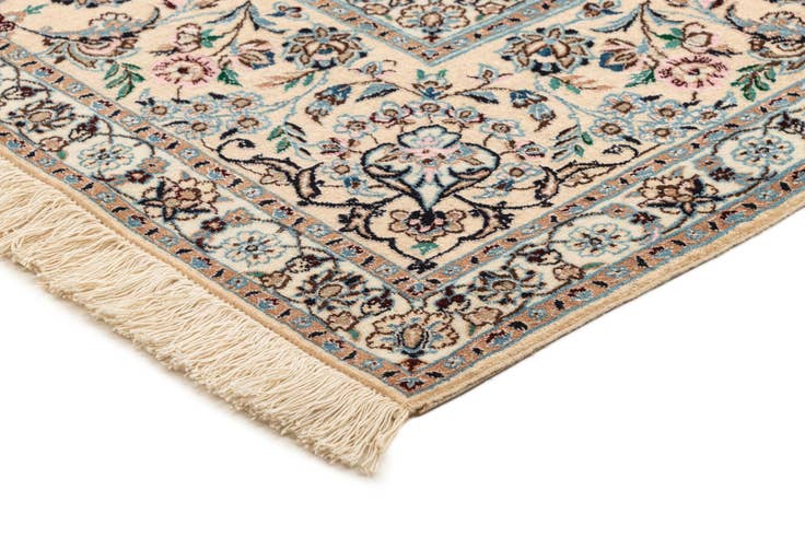 Detail image of 6' 8 x 6' 11 Hand Knotted Nain Rug