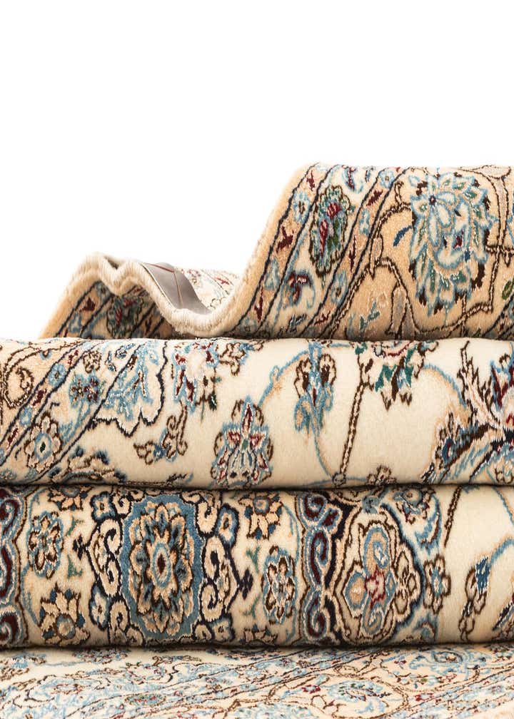 5' 3 x 8' 6 Hand Knotted Nain Rug