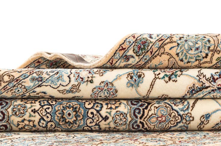 Detail image of 5' 3 x 8' 6 Hand Knotted Nain Rug