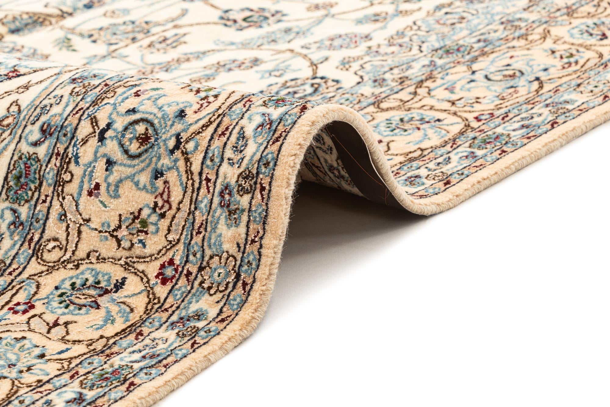 5' 3 x 8' 6 Hand Knotted Nain Rug