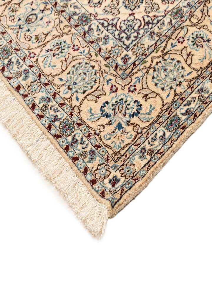 5' 3 x 8' 6 Hand Knotted Nain Rug
