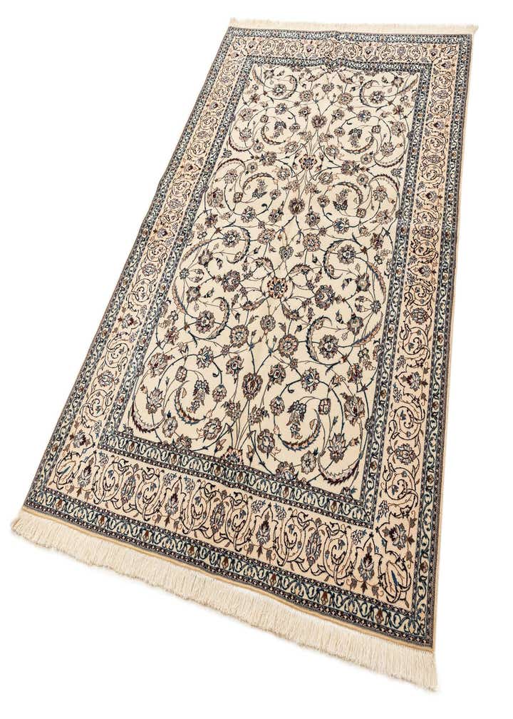 5' 4 x 7' 9 Hand Knotted Nain Rug