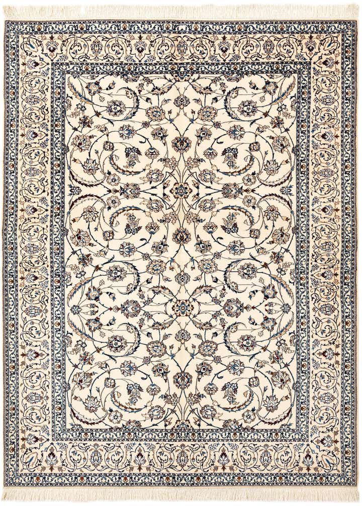 5' 4 x 7' 9 Hand Knotted Nain Rug