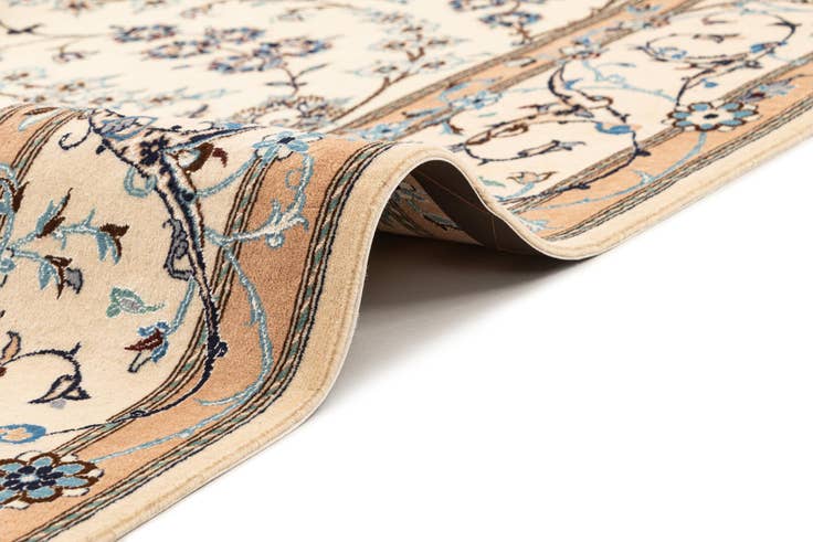 Detail image of 5' 3 x 8' 6 Hand Knotted Nain Rug