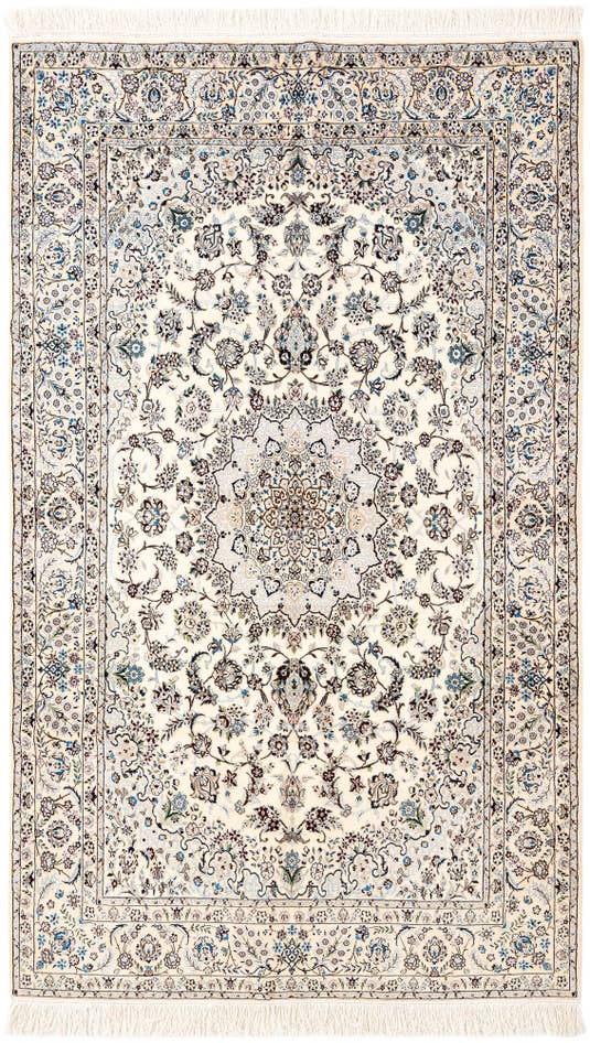 Detail image of 4' 11 x 8' 4 Hand Knotted Nain Rug