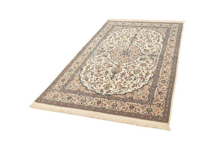 4' 11 x 8' 3 Hand Knotted Nain Rug