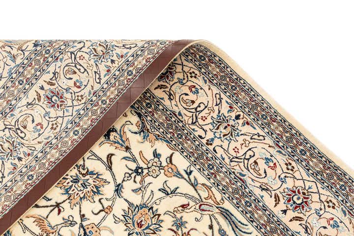 4' 11 x 8' 3 Hand Knotted Nain Rug