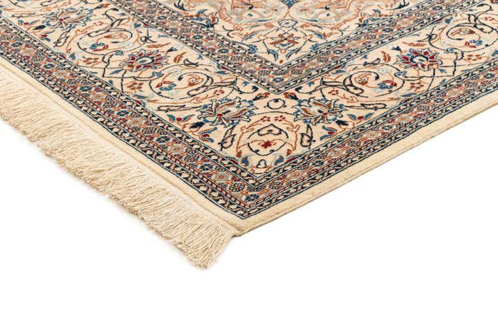 4' 11 x 8' 3 Hand Knotted Nain Rug