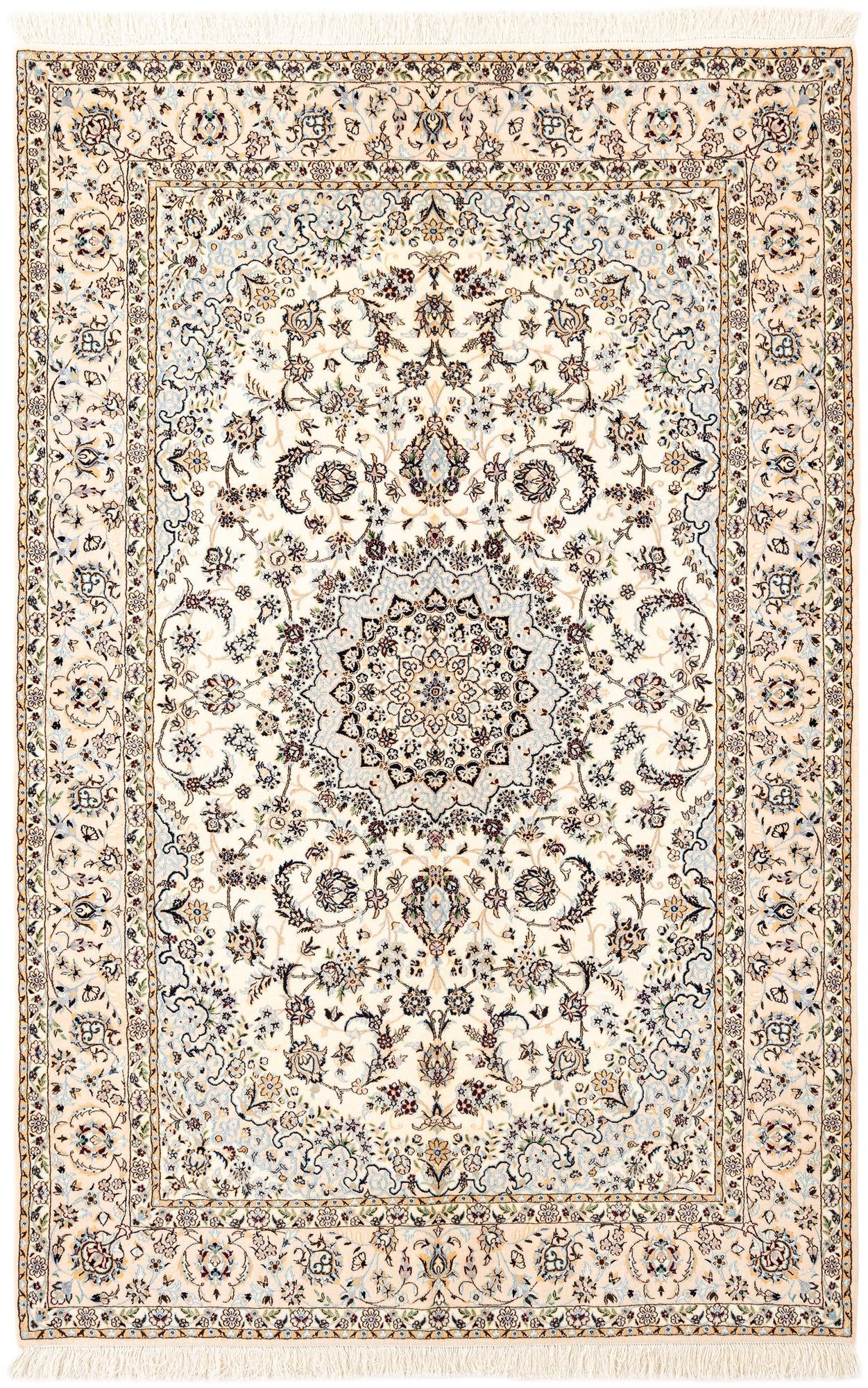 5' 3 x 8' 2 Hand Knotted Nain Rug
