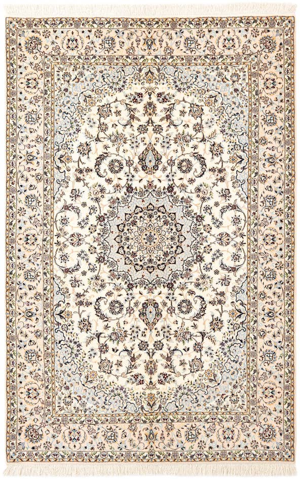Detail image of 5' 3 x 8' 2 Hand Knotted Nain Rug