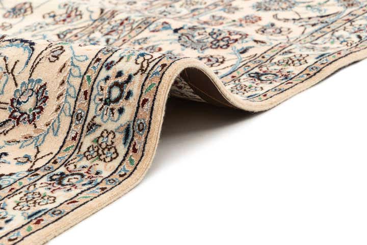 6' 9 x 6' 11 Hand Knotted Nain Rug