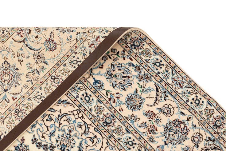 Detail image of 6' 9 x 6' 11 Hand Knotted Nain Rug